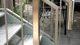 Mengler Metallbau Treppe Stahl außen